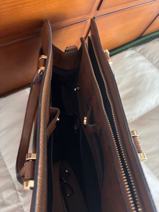 Maletín/Bandolera Marrón Piel