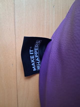 Puf polipiel morado