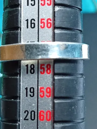 Anillo Plata Ley Piedra Rubí facetado