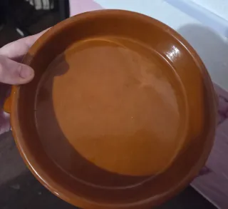 Juego de 5 cazuelas de barro