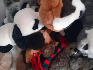 Colección de peluches