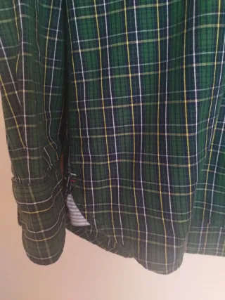 Camisa Tommy Hilfiger cuadros verde M
