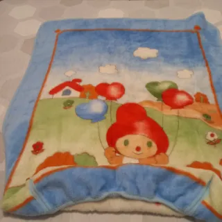 Manta de cuna infantil con dibujo, ajuste abajo