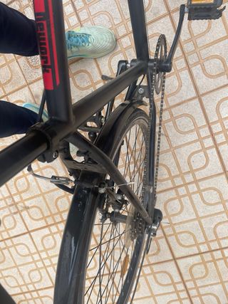 Bicicleta de paseo BTWIN negra