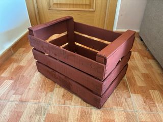 Caja de madera vintage