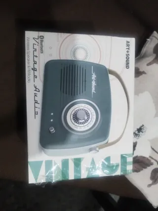 Altavoz Bluetooth Vintage ART+SOUND Radio FM