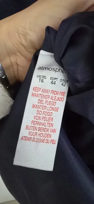 Vestido rayas azul y rojo