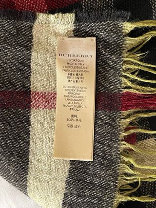 Sciarpa Burberry Check beige Multicolore