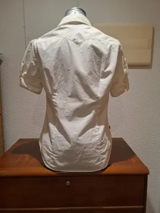 Camisa Levi's Blanca Manga Corta Mujer Talla M