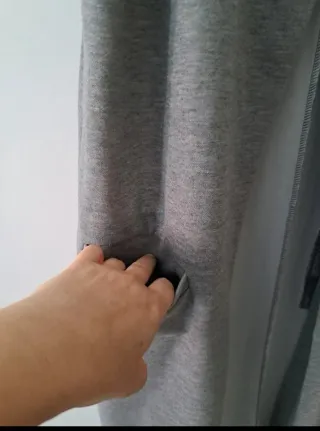 Chaleco largo gris Stradivarius