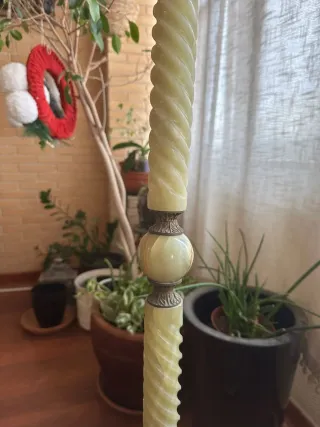 Lámpara antigua ónix