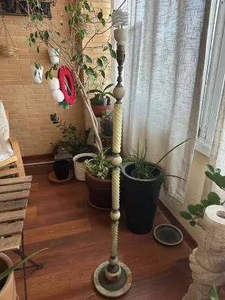 Lámpara antigua ónix