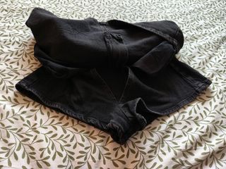 Falda pantalón vaquera negra