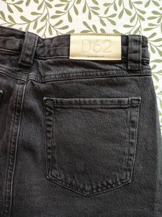 Falda pantalón vaquera negra