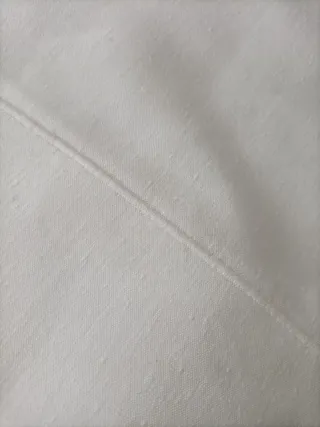 Sabana encimera lino metis francés blanca