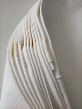 Sabana encimera lino metis francés blanca