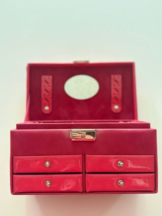 Joyero Sacher Grande Rojo con Espejo