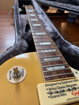 Guitarra Epiphone Les Paul 56' Gold Top NUEVA