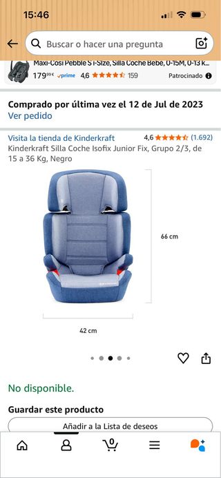Silla de coche infantil Kind Kraft