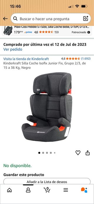 Silla de coche infantil Kind Kraft