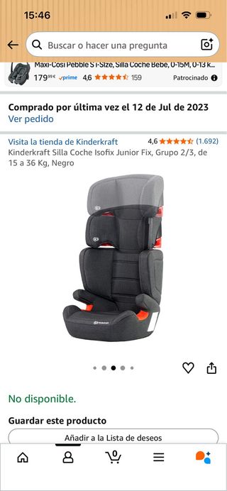 Silla de coche infantil Kind Kraft