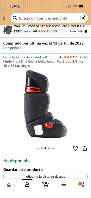 Silla de coche infantil Kind Kraft