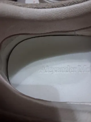 Alexander McQueen Sneakers Bianche Beige