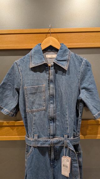 Mono vaquero Mango azul talla M