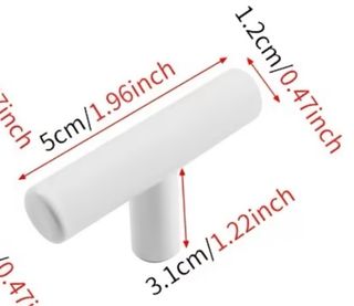 14 Tiradores Acero Inoxidable Pequeños