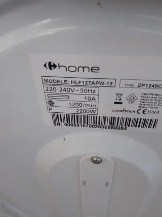 Lavadora Home HLF127APW-13