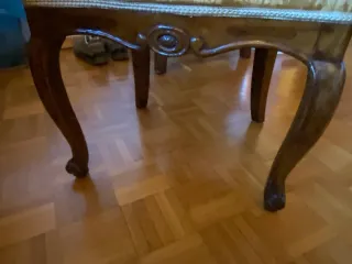 Set arredo Luigi XV tessuto e legno