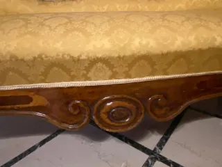 Set arredo Luigi XV tessuto e legno