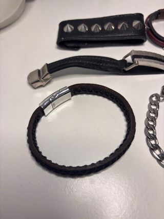 Lote 5 Bracciali Uomo