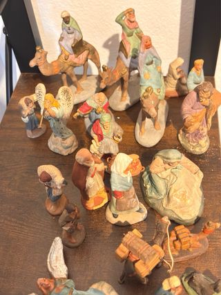 Figuras Belén de Barro Artesanales