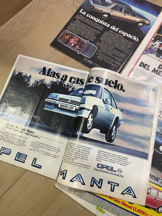 Lote revistas antiguas de coches 1983 / 1984