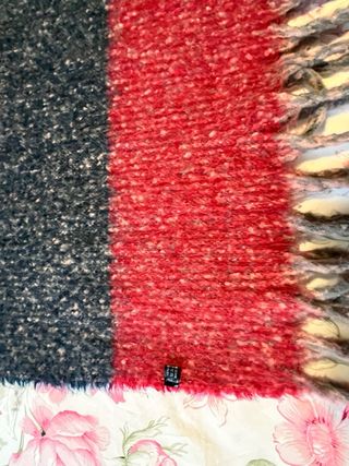 Bufanda Maxi Parfois Bloques Color Flecos