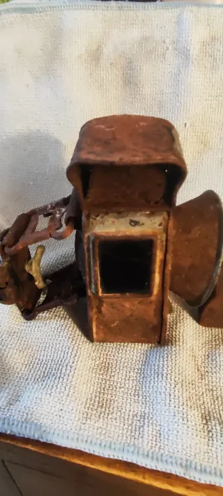 Lámpara antigua bicicleta