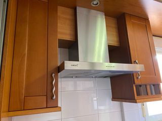 Muebles de cocina de madera y metal