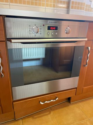 Muebles de cocina de madera y metal