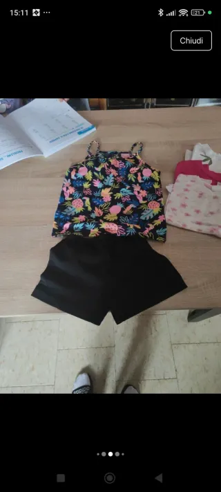 Set estivo bambina 5 anni