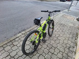 Bicicleta B'Twin 24 Verde