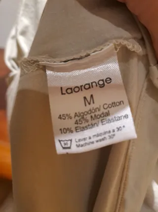 Vestido Verano Laorange Talla M