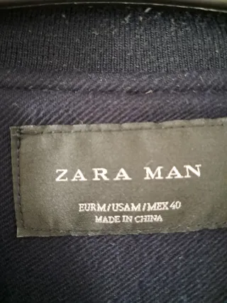 Cazadora Zara Azul Acolchada