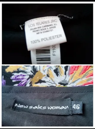 Blusón estampado asimétrico