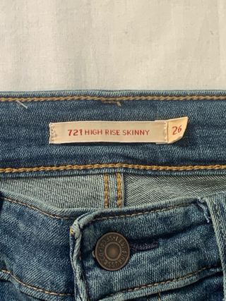 Pantalón vaquero mujer Levi's, modelo721