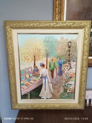 Quadro vintage dipinto a mano