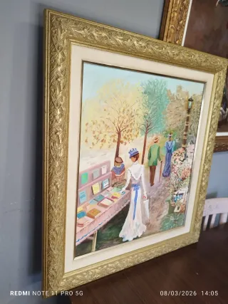 Quadro vintage dipinto a mano