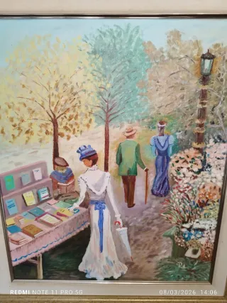 Quadro vintage dipinto a mano