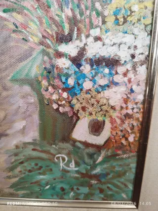 Quadro vintage dipinto a mano