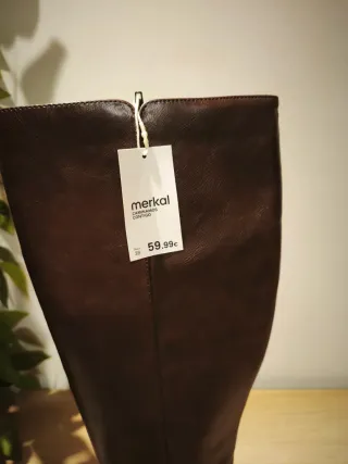 Botas altas marrones talla 38